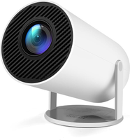 Mini Beamer 4K Unterstützt Android 11,Beamer Handy Outdoor 180°Drehbarer,Mini Projector 5G WiFi 6 BT 5.0,130 Zoll Geeignet für Telefon/PC/HDMI USB,Smart Projector für Handy Phone/TV Stick/Laptop/HDMI